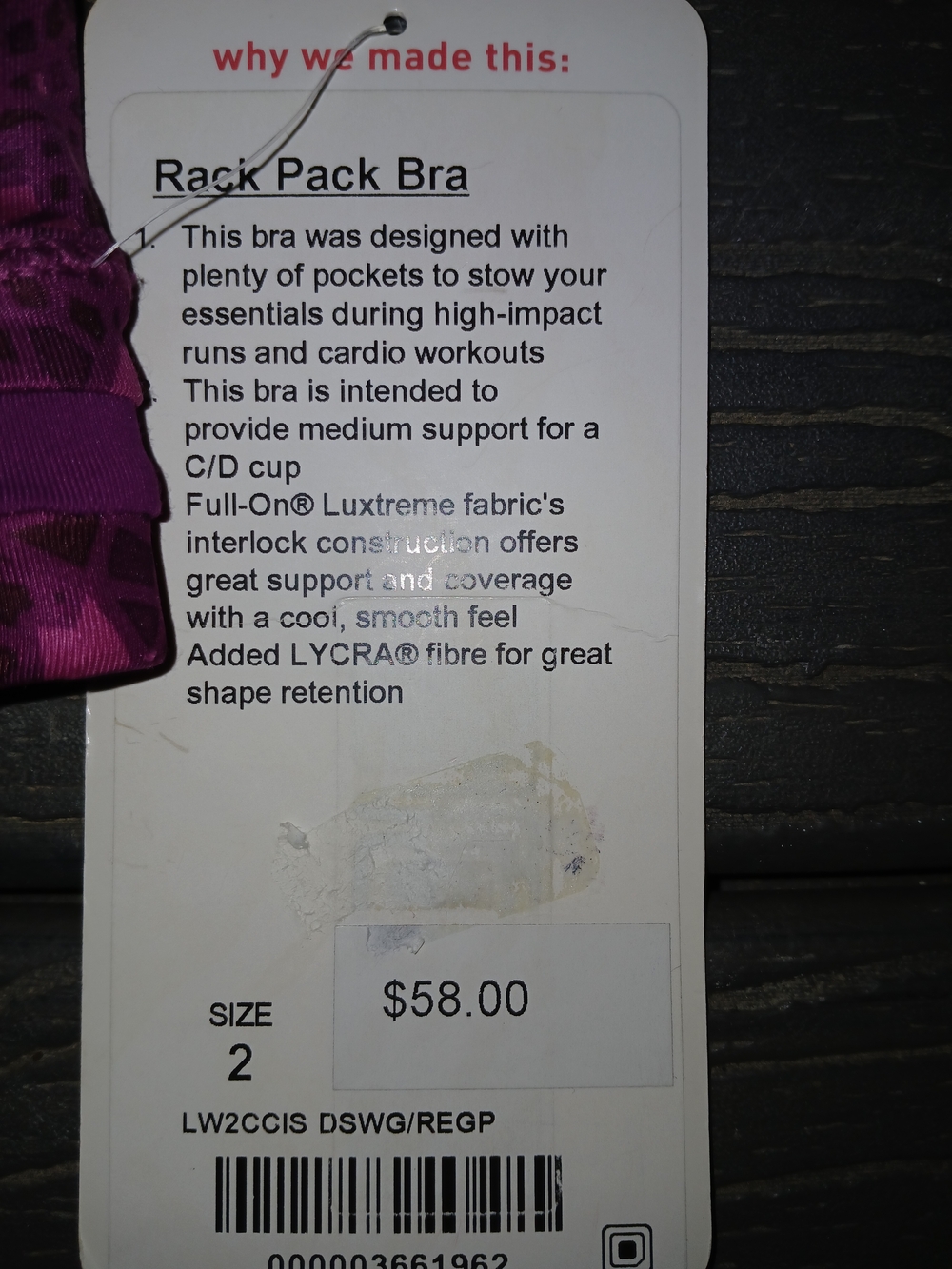 Lululemon Rack Pack Bra - Picture 4 of 4
